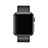 Apple iWatch 5 40mm用ウーブンナイロンバンド アップル ブラック