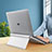 Apple MacBook 12 インチ用ノートブックホルダー ラップトップスタンド K11 アップル シルバー