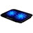 Apple MacBook 12 インチ用ノートブックホルダー クーラー 冷却パッド ファン ラップトップスタンド 9インチ〜16インチ M17 アップル ブラック