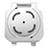 Apple MacBook 12 インチ用ノートブックホルダー ラップトップスタンド S07 アップル シルバー
