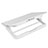 Apple MacBook Air 13 インチ (2020)用ノートブックホルダー クーラー 冷却パッド ファン ラップトップスタンド 9インチ〜16インチ M18 アップル ホワイト