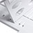 Apple MacBook Air 13 インチ (2020)用ノートブックホルダー ラップトップスタンド S02 アップル シルバー