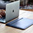 Apple MacBook Air 13.3 インチ (2018)用高品質ソフトレザーポーチバッグ ケース イヤホンを指したまま L01 アップル 