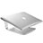 Apple MacBook Air 13.3 インチ (2018)用ノートブックホルダー ラップトップスタンド S16 アップル シルバー