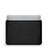 Apple MacBook Air 13 インチ用高品質ソフトレザーポーチバッグ ケース イヤホンを指したまま L02 アップル ブラック