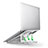 Apple MacBook Air 13 インチ用ノートブックホルダー ラップトップスタンド K03 アップル シルバー