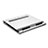 Apple MacBook Pro 13 インチ用ノートブックホルダー ラップトップスタンド K01 アップル シルバー