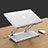 Apple MacBook Pro 15 インチ Retina用ノートブックホルダー ラップトップスタンド K02 アップル シルバー