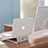 Apple MacBook Pro 15 インチ Retina用ノートブックホルダー ラップトップスタンド S11 アップル シルバー