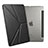 Apple New iPad 9.7 (2017)用手帳型 レザーケース スタンド L08 アップル ブラック