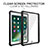 Apple New iPad 9.7 (2017)用完全防水ケース ハイブリットバンパーカバー 高級感 手触り良い 360度 W01 アップル ブラック