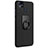 Asus Zenfone 3 Zoom用ハードケース カバー プラスチック アンド指輪 Asus ブラック