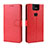 Asus Zenfone 6 ZS630KL用手帳型 レザーケース スタンド カバー BY5 Asus レッド