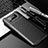 Asus Zenfone 7 ZS670KS用シリコンケース ソフトタッチラバー ツイル カバー S01 Asus ブラック