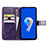 Asus Zenfone 9用手帳型 レザーケース スタンド 花 カバー Asus 