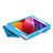 Asus ZenPad C 7.0 Z170CG用手帳型 レザーケース スタンド Asus ブルー