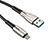 Micro USBケーブル 充電ケーブルAndroidユニバーサル A16 ブラック