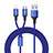 Lightning USBケーブル 充電ケーブル Android Micro USB ML05 