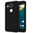 Google Nexus 5X用ハードケース プラスチック 質感もマット P01 グーグル ブラック