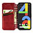 Google Pixel 4a用手帳型 レザーケース スタンド カバー S10D グーグル 
