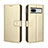 Google Pixel 7a 5G用手帳型 レザーケース スタンド カバー BY5 グーグル ゴールド