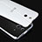 HTC One E8用極薄ソフトケース シリコンケース 耐衝撃 全面保護 クリア透明 HTC クリア