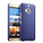 HTC One M9 Plus用ハードケース プラスチック 質感もマット HTC ネイビー