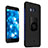 HTC U11用ハードケース カバー プラスチック アンド指輪 HTC ブラック