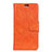 HTC U12 Plus用手帳型 レザーケース スタンド カバー HTC オレンジ
