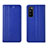 Huawei Enjoy 20 Pro 5G用手帳型 レザーケース スタンド カバー L02 ファーウェイ ネイビー