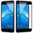 Huawei Enjoy 7 Plus用強化ガラス フル液晶保護フィルム F02 ファーウェイ ブラック