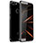 Huawei Enjoy 7S用極薄ソフトケース シリコンケース 耐衝撃 全面保護 クリア透明 H01 ファーウェイ ブラック