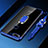 Huawei Enjoy 8e用極薄ソフトケース シリコンケース 耐衝撃 全面保護 クリア透明 アンド指輪 マグネット式 S01 ファーウェイ ネイビー