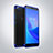 Huawei Enjoy 8e Lite用極薄ソフトケース シリコンケース 耐衝撃 全面保護 クリア透明 S01 ファーウェイ ネイビー