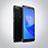 Huawei Enjoy 8e Lite用極薄ソフトケース シリコンケース 耐衝撃 全面保護 クリア透明 S01 ファーウェイ ブラック