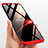 Huawei Enjoy 9用ハードケース プラスチック 質感もマット 前面と背面 360度 フルカバー Q01 ファーウェイ レッド・ブラック