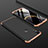 Huawei Enjoy 9用ハードケース プラスチック 質感もマット 前面と背面 360度 フルカバー M01 ファーウェイ ゴールド・ブラック