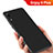 Huawei Enjoy 9 Plus用極薄ソフトケース シリコンケース 耐衝撃 全面保護 ファーウェイ ブラック