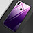 Huawei Enjoy 9 Plus用ハイブリットバンパーケース プラスチック 鏡面 虹 グラデーション 勾配色 カバー M01 ファーウェイ マルチカラー