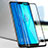 Huawei Enjoy 9 Plus用強化ガラス フル液晶保護フィルム F02 ファーウェイ ブラック