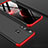 Huawei Enjoy 9s用ハードケース プラスチック 質感もマット 前面と背面 360度 フルカバー ファーウェイ レッド・ブラック