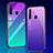 Huawei Enjoy 9s用ハイブリットバンパーケース プラスチック 鏡面 虹 グラデーション 勾配色 カバー ファーウェイ 