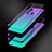 Huawei Enjoy 9s用ハイブリットバンパーケース プラスチック 鏡面 虹 グラデーション 勾配色 カバー ファーウェイ 