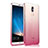 Huawei G10用極薄ソフトケース グラデーション 勾配色 クリア透明 ファーウェイ ピンク