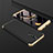 Huawei G10用ハードケース プラスチック 質感もマット 前面と背面 360度 フルカバー ファーウェイ ゴールド・ブラック