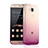 Huawei G7 Plus用極薄ソフトケース グラデーション 勾配色 クリア透明 ファーウェイ ピンク