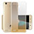 Huawei G8 Mini用極薄ソフトケース グラデーション 勾配色 クリア透明 ファーウェイ ゴールド