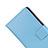 Huawei G9 Lite用手帳型 レザーケース ファーウェイ ブルー