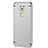 Huawei G9 Plus用ケース 高級感 手触り良い メタル兼プラスチック バンパー M01 ファーウェイ シルバー