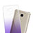 Huawei GR5 Mini用極薄ソフトケース グラデーション 勾配色 クリア透明 ファーウェイ パープル